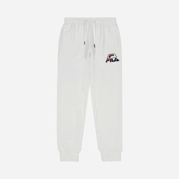 Pantalones Fila Mujer Blancas - Bb Logo - España 692384WRD